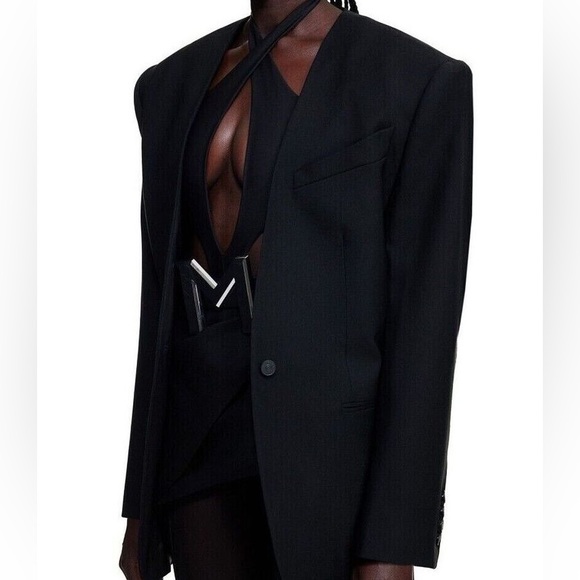 Mugler H&M oversized wool blazer, size S - Picture 2 of 3